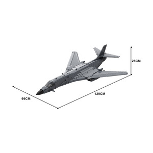MOC-163732 B-1 Sabre Bomber, Modelo de Bloques de Construcción - Para Entusiastas Militares, Hecho de Piezas Pequeñas para Armar - Product Image 4