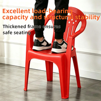 Chaise de jardin colorée pour l'extérieur, mobilier domestique, chaise en plastique PP, chaise de banquet, chaise de plage – Approvisionnement direct usine