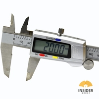 Calibre numérique électronique Insider 6 pouces (150 mm) en acier inoxydable / fibre de carbone