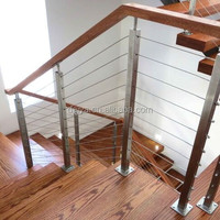 Daiya conception simple pour fer rampe d'escalier avec fil de câble pour terrasse et balcon