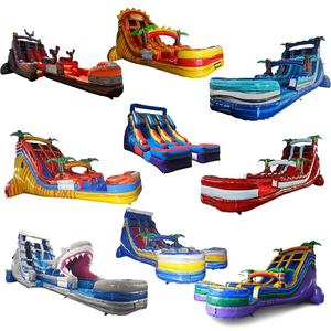 Toboggan aquatique <span class=keywords><strong>gonflable</strong></span> personnalisé pour enfants, jeux de fête, jouets gonflables résidentiels pour jardin avec <span class=keywords><strong>piscine</strong></span> - Product Image 3