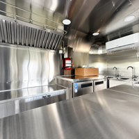 Remorque de restauration rapide avec grande fenêtre de service, chariot à café et barbecue, camion de cuisine entièrement équipé, personnalisé pour les États-Unis et l'Europe
