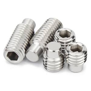 Top Manufacturer Factory Price DIN915 Stainless Steel Hex Socket <strong>Set</strong> <strong>Screw</strong> With Dog Point - Product Image 3