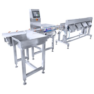 Trieuse pondérale dynamique à niveaux multiples pour le classement et le calibrage des fruits, machine de rejet pour ligne de transformation alimentaire en acier inoxydable 304 - Product Image 3