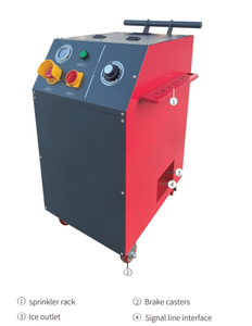 HC-300 Macchina per Pulizia a Ghiaccio Secco <span class=keywords><strong>Industriale</strong></span> ad Alta Efficienza, Capacità 12KG, in Acciaio Inox, 450W 220V, Portatile, per Pulizia <span class=keywords><strong>Auto</strong></span> con CO2 - Product Image 2