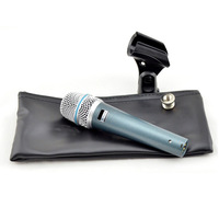 Microphone dynamique cardioïde professionnel filaire Beta57a avec connecteur XLR, anti-bruit, portable pour la parole et le chant