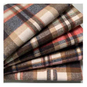 CVC Fil Teint Vérifier Flanelle Matériel Tartan Tissu 100% Polyester Durable Ecosse Plaid Tissu Tartan pour Tenue Décontractée - Product Image 1