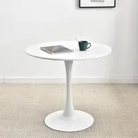 Маленький круглый современный дизайн, белый стол для конференц-Конференции руководителя, стол для переговоров, стол для переговоров