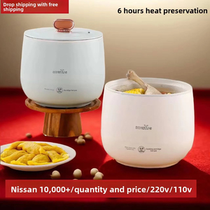 Nouveauté : Mini cuiseur à riz électrique 110V multifonctionnel, idéal pour 1 à 3 personnes, pour faire du riz, du porridge et des plats chauds à la maison - Product Image 1