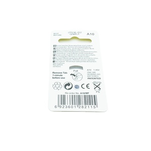 A10 ZA10 Kẽm Air Pin Kích Thước <span class=keywords><strong>10</strong></span> /PR70 (6 Dial Pack) Trợ Thính Pin - Product Image 5