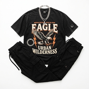 Ensemble T-shirt et Short Imprimé Intégral de Haute Qualité pour Hommes – Tenue de Sport d'Été 2 Pièces – Fournisseur en Gros de Vêtements Personnalisés - Product Image 2