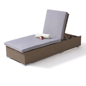 Patio En <span class=keywords><strong>Osier</strong></span> Chaise longue <span class=keywords><strong>de</strong></span> Piscine Chaise Mobilier D'extérieur En Rotin <span class=keywords><strong>bain</strong></span> <span class=keywords><strong>de</strong></span> <span class=keywords><strong>Soleil</strong></span> - Product Image 3