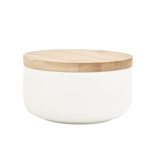 Portavelas de porcelana blanca para decoración del hogar, portavelas vacío con tapa - Product Image 6