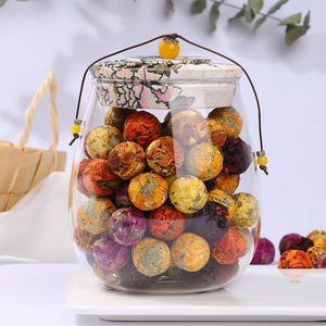 <span class=keywords><strong>Dragon</strong></span> <span class=keywords><strong>Ball</strong></span> Flower Tea 5 g/PC Mini Natural Flower Blooming Tea Handmade Artisan Hibiscus Chrysanthemum Rose <span class=keywords><strong>Tube</strong></span> Loose Wholesale - Product Image 3