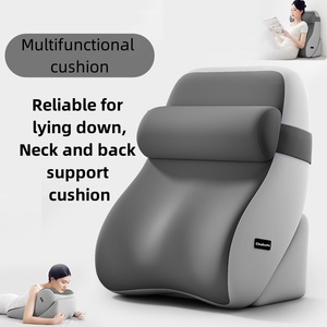 New Bedside Cushion Lumbar Neck Support <b>Large</b> Backrest Pregnant Women's Semi-Lying <b>Pillow</b> Bedroom Knitted Memory Foam - Product Image 3