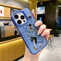Coque de téléphone personnalisable avec motif de star de football pour iPhone 17 Air, nouvelle coque pour iPhone 16 Pro, transfrontalière, tendance pour iPhone 15 Pro et 14 Pro