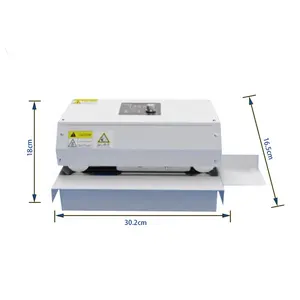 Heat foil induction impulse automatic vertical continuous band sealing machine for aluminium plastic bags sealer