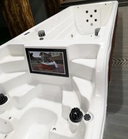 2022 BG-6613 Luxus Surf Rechteckiges oberirdisches Schwimmbad mit Massage