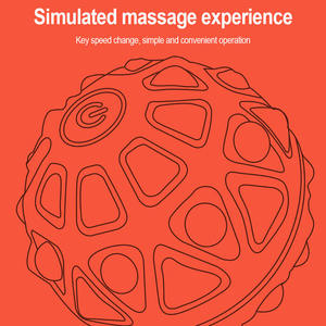 Pelota electrónica para masaje de relajación muscular, terapia deportiva, pelota de masaje puntiaguda resistente - Product Image 4