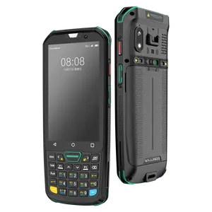 Android 11 4-дюймовый сканер для сбора данных сканер штрих-кодов 4G LTE PDAs handelds Android Logistic PDA