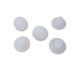 Coussinet pour pieds de chaise, 10mm, granulé blanc, 24mm de diamètre, capuchon antidérapant en plastique pour pieds de meubles, pour chaise de bureau, utilisation dans les cafés Internet - Product Image 4