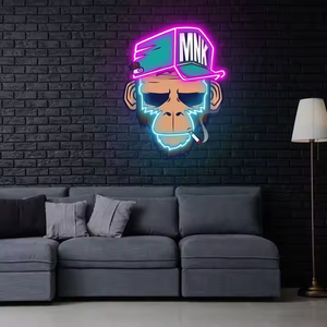 Lampe murale néon pour salle de jeux enfants lampe de nuit maison lumière décorative couleur changeante <span class=keywords><strong>LED</strong></span> - Product Image 3