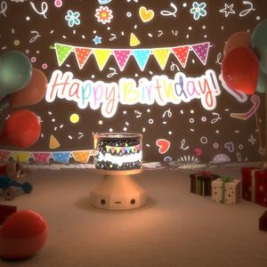 Lámpara de Proyección de Luz de Estrellas Creativa, Luz Nocturna Infantil con Sonidos para Crear Atmósfera de Ensueño - Product Image 2