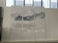 Panneau mural d'impression UV 3D Hotsale Connect, motif paysage chinois traditionnel porte-bonheur, pour décoration intérieure