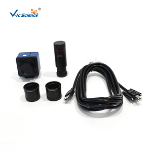 Cámara Industrial USB <span class=keywords><strong>de</strong></span> 12MP sin Necesidad <span class=keywords><strong>de</strong></span> Drivers, Interfaz CCD <span class=keywords><strong>de</strong></span> 0.5x, <span class=keywords><strong>Microscopio</strong></span> Trinocular Biológico con Ocular Electrónico - Product Image 2