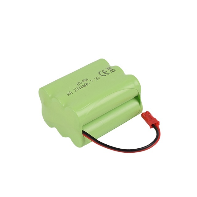 7.2V 1800mAh NIMH Battery Pack for Consumer Electronics Composed of 6S 1.2V AA Rechargeable Cells for Remote Control Toys RC Car