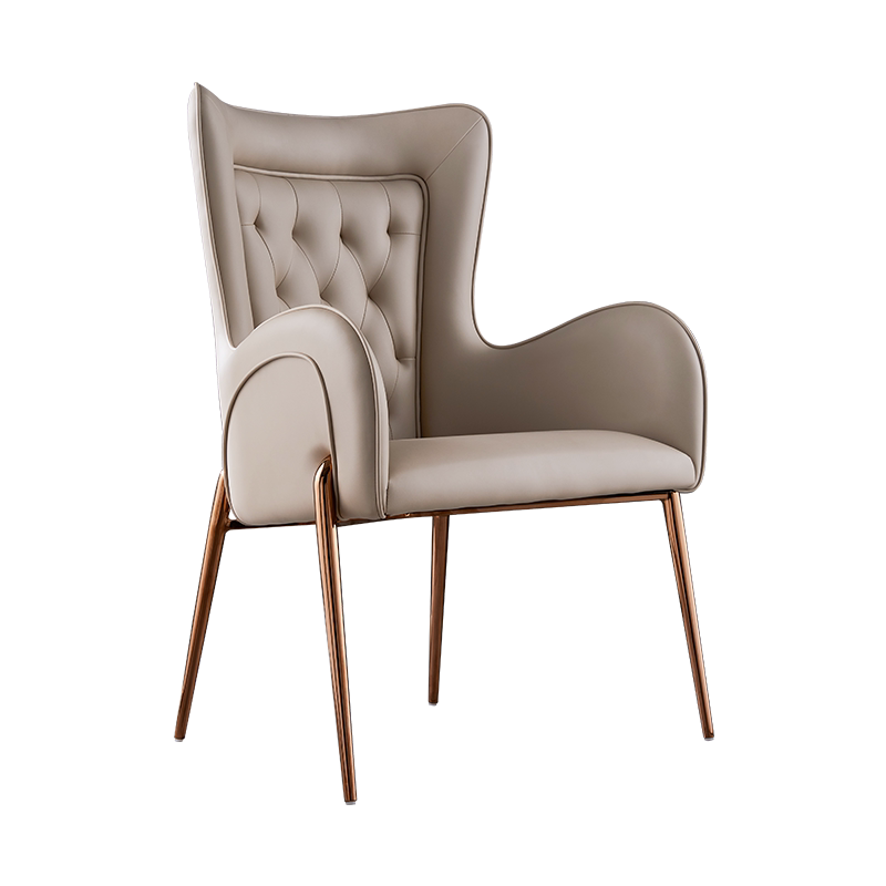 Античная американский стиль роскошный обеденный стул с застежкой на пуговицу из фибролитов средей плотности