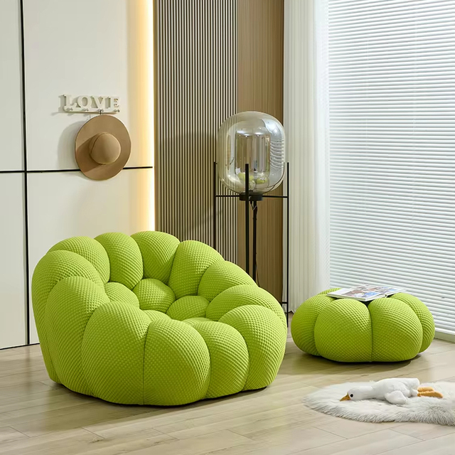Compression Sofa Set Contemporary Modern Minimalist Apartment Living Room Velvet Fabric High Density Sponge Modular Sofa Park