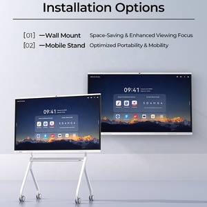กระดานไวท์บอร์ดดิจิทัลอัจฉริยะแบบสัมผัสหน้าจอ 4K ออลอินวัน ขนาด 65/75/85/86/98/1 นิ้ว พร้อมกล้อง Android 48MP รับประกัน 3 ปี - Product Image 4