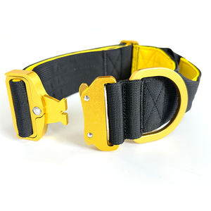 <span class=keywords><strong>Collar</strong></span> de Perro Táctico de Lujo Premium, Acolchado de Neopreno Suave de Nailon, con Hebilla de Liberación Rápida de Aluminio Dorado - Product Image 2