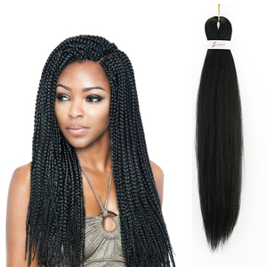 เปียต่อผมถักแบบยืดได้ทำจากพลาสติกสังเคราะห์,ผมถักเปียที่ยืดได้ง่ายดายสไตล์แอฟริกัน - Product Image 2