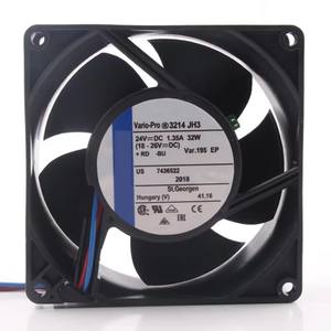 NOUVEAU Ventilateur <span class=keywords><strong>de</strong></span> refroidissement centrifuge allemand 12V 48V DC24V 375MA EC AC 9W 90x90x38mm 9CM 9038 pour équipement haut <span class=keywords><strong>de</strong></span> gamme 3214J/39HU - Product Image 4