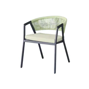 새로운 디자인 야외 정원 등나무 의자 간단한 편안한 좌석 등나무 의자