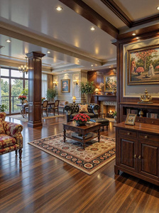 Solutions complètes pour les projets de rénovation intérieure, service de design d'intérieur de style américain traditionnel, rendu <span class=keywords><strong>3D</strong></span> - Product Image 5