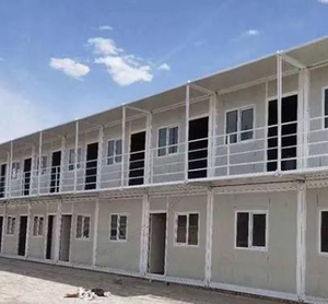 A due piani contenitore ufficio prefabbricato dormitorio modulare Mobile in acciaio <span class=keywords><strong>Casa</strong></span> pieghevole <span class=keywords><strong>Casa</strong></span> <span class=keywords><strong>Casa</strong></span> contenitore Design per uso ufficio - Product Image 1