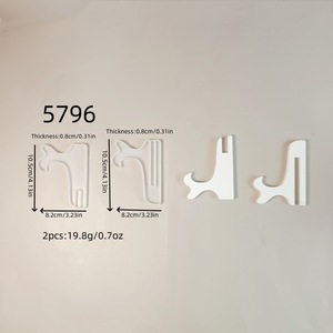 Nueva llegada tendencia oración Ángel pared colgante decoración candelabro yeso silicona molde pastel herramientas - Product Image 6