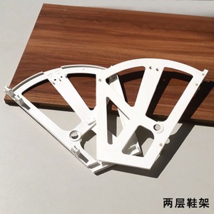 Hanweisong Flip Down Shoe Rack Hardware Accessories Double Layer Thickened Metal Shelf Supports Modern Simple Design - Product Image 3