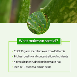 Органический гель алоэ вера для лица рук травяные ингредиенты для осветления увлажняющий крем для мужчин и женщин от производителя - Product Image 3