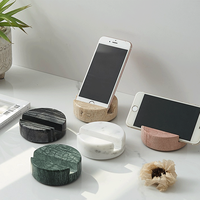 Support de téléphone en marbre durable étanche caractéristiques flexibles pour une utilisation de bureau pour tablette diffusion en direct bureau paresseux base de téléphone