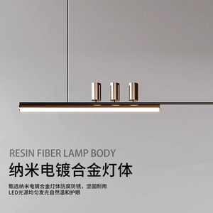โคมไฟห้อยเพดานดีไซน์เนอร์สไตล์มินิมอลทันสมัยสำหรับโต๊ะอาหาร โคมไฟบาร์สไตล์อิตาลีสุดหรูสำหรับห้องอาหาร - Product Image 3