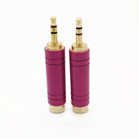 3.5mm M à 6.35mm F Stéréo Pur Cuivre Adaptateur, 1/8 Pouces Prise Mâle à 1/4 Pouces Jack Stéréo Femelle Adaptateur