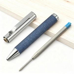 Bolígrafo de Metal de Lujo en Oferta con Logotipo, Bolígrafo de Firma Empresarial de Alta Calidad con Cuero PU, Bolígrafo Personalizado para Regalos Corporativos - Product Image 4
