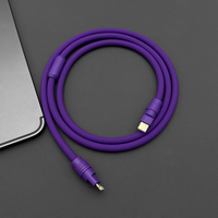 Cables de Silicona Líquida USB-C a 8 Pines IOS PD20W 27W, Cables de Transferencia de Datos de 480 Mbps, 3 pies, 6 pies, 10 pies, Cargador de Carga Rápida para iPhone