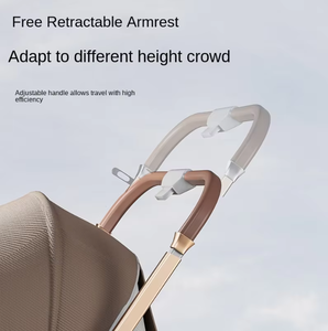 Carrito de Bebé Plegable con una Sola Mano, <span class=keywords><strong>para</strong></span> Deportes al Aire Libre, con Barra de Arrastre, Marca JXB, Modelo High Landscape - Product Image 2