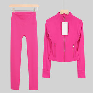 Veste de sport respirante pour femmes LVlV Yoga Fitness Zone transfrontalière Vêtement de sport extérieur sans couture Logo personnalisé - Product Image 1