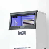 Machine à glaçons commerciale 300W haute performance, producteur de glaçons en cubes 70kg/jour, en acier inoxydable, économe en énergie, pour usage domestique et extérieur